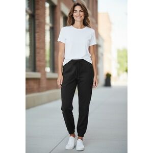 Anthropologie Black Cropped Pants